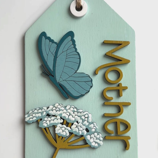 Happy Mother's Day  Gift Tag SVG Laser File